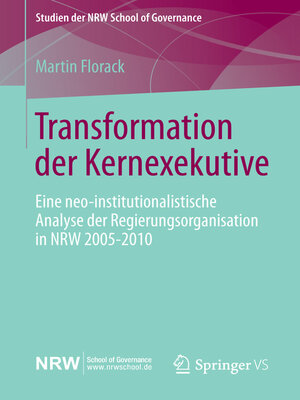 cover image of Transformation der Kernexekutive